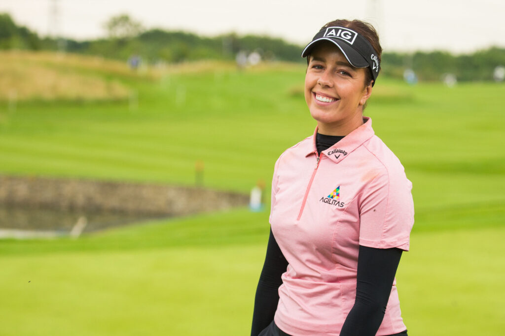 Georgia Hall course record 64 - image courtesy Ladies European Tour