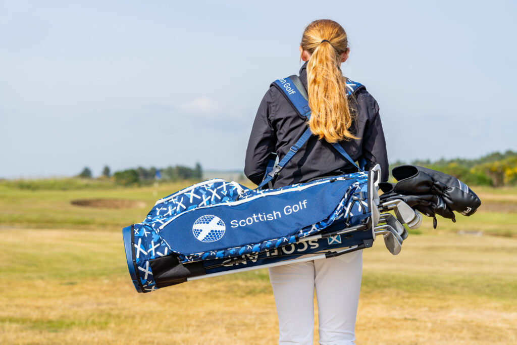 Scottish golf bag for the European Ladies' Team Championship