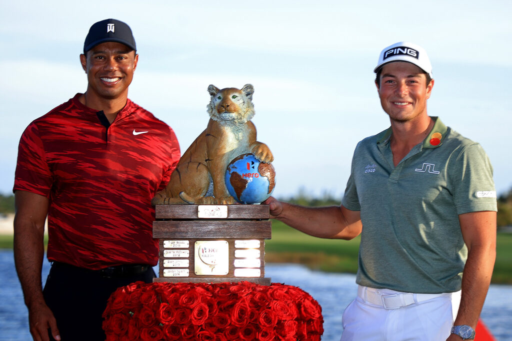 Tiger Woods &amp ; Viktor Hovland