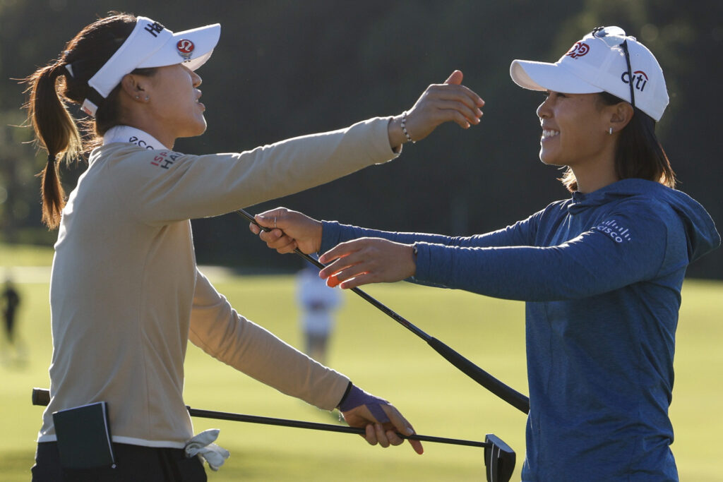 Lydia Ko and Danielle Kang