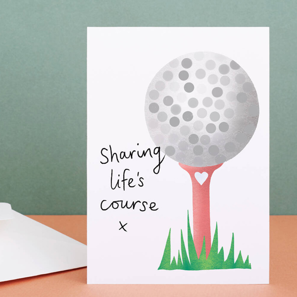 Golf Valentine's Card