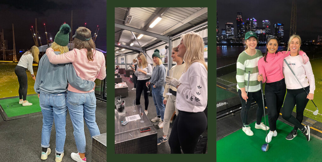 Skratch Women Drinks and Driving Range