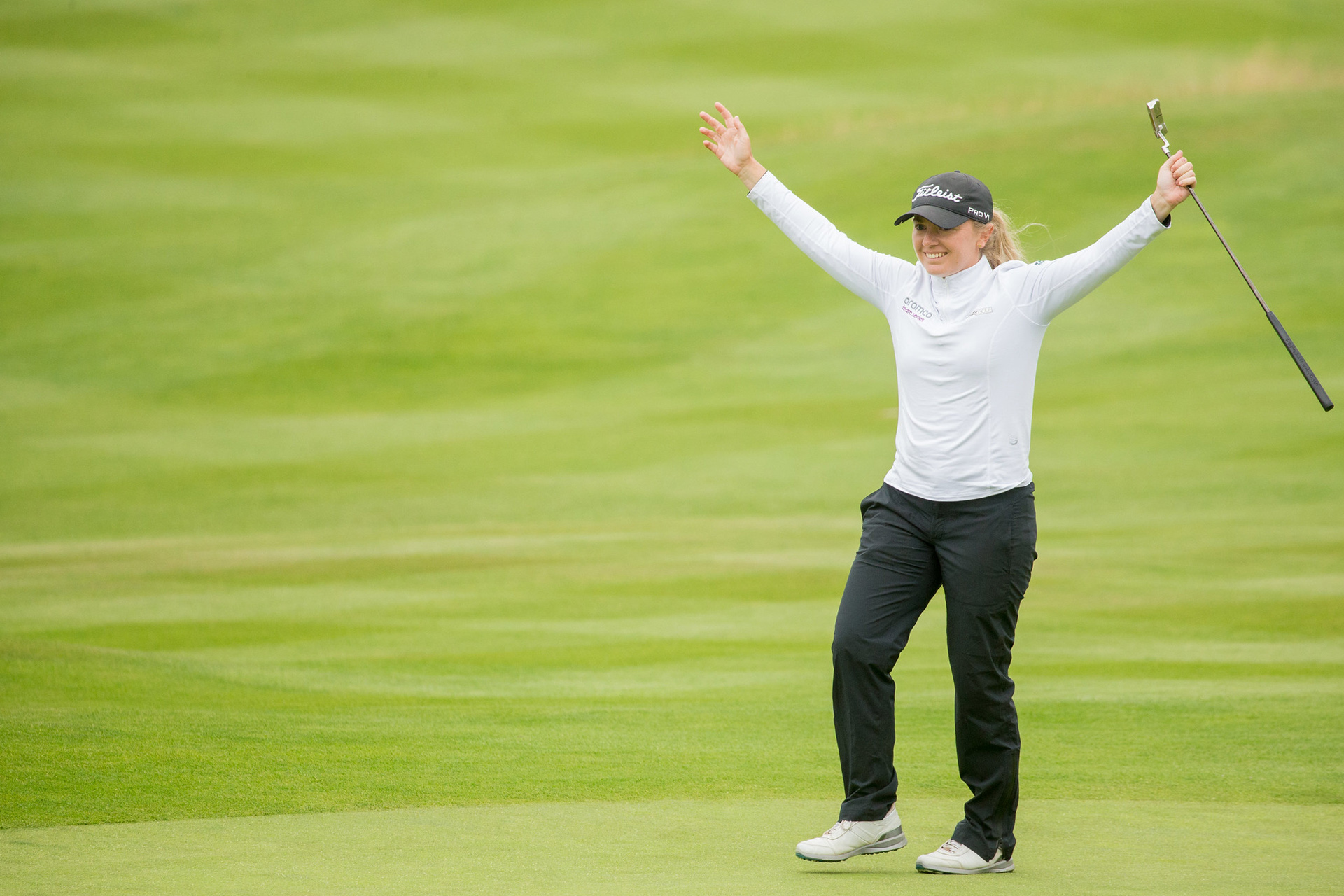 Bronte Law's winning putt