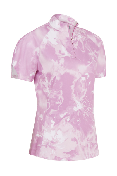 Tye Dye Floral Polo