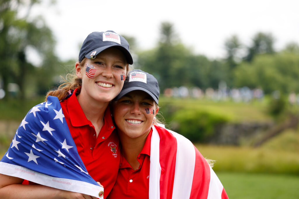 Emilia Migliaccio and Jensen Castle Curtis Cup