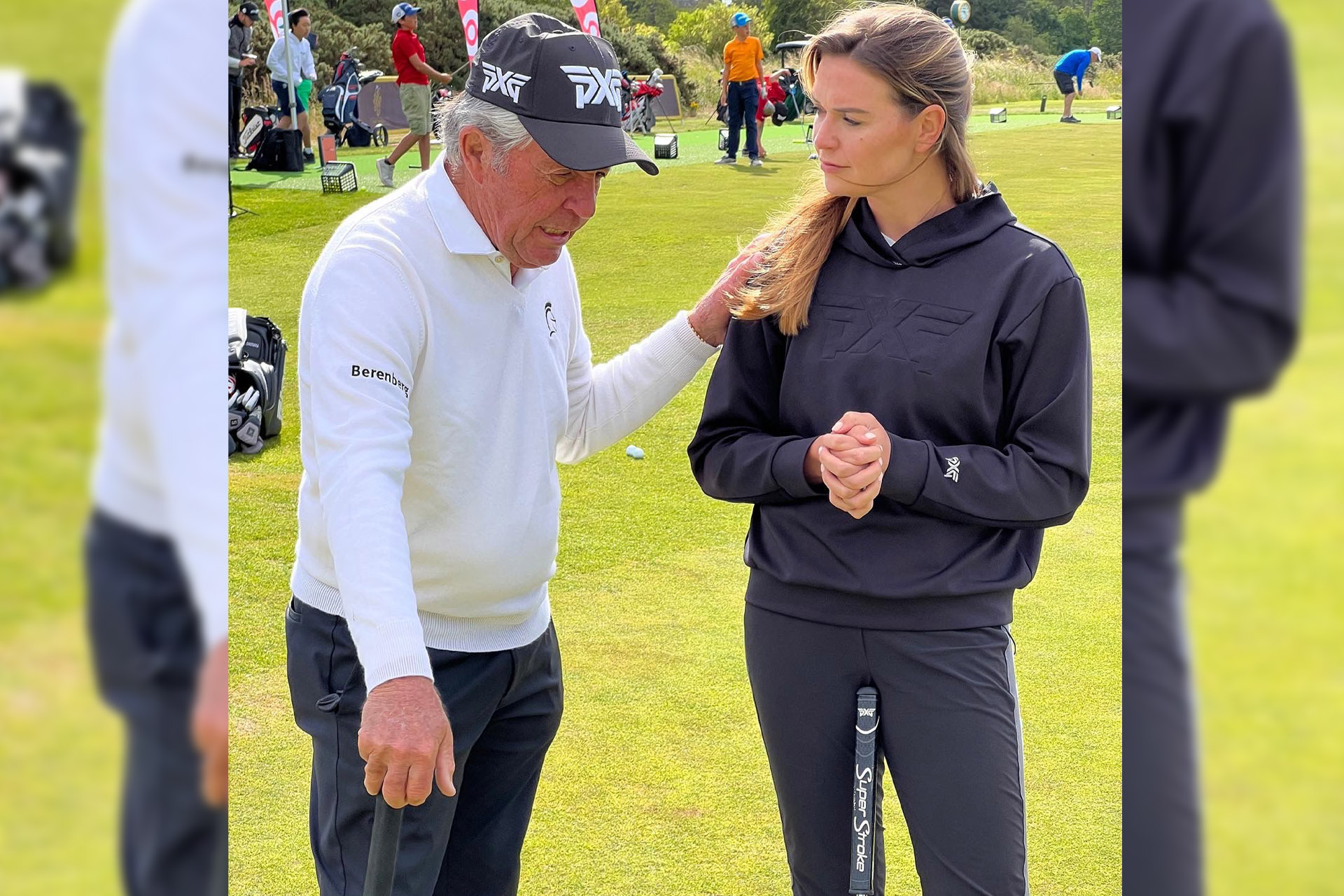 Rachel and Gary Player