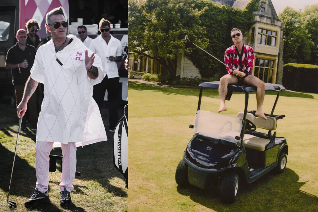 Robbie Williams golf