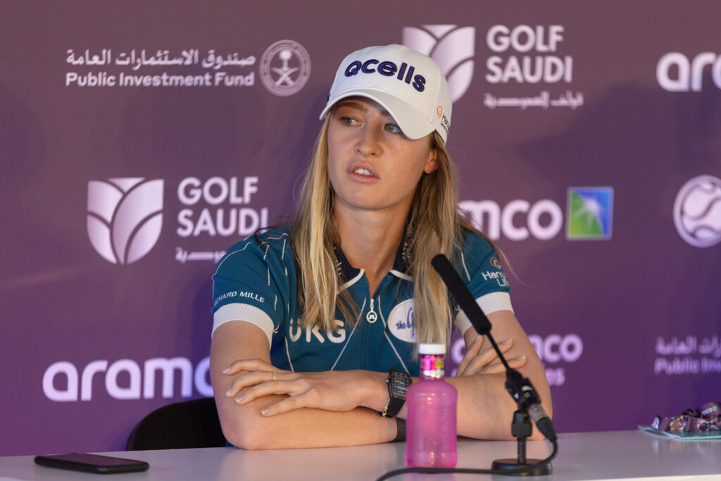 Nelly Korda Aramco team Series