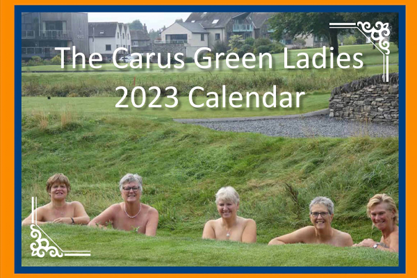 Carus Green Naked Calendar