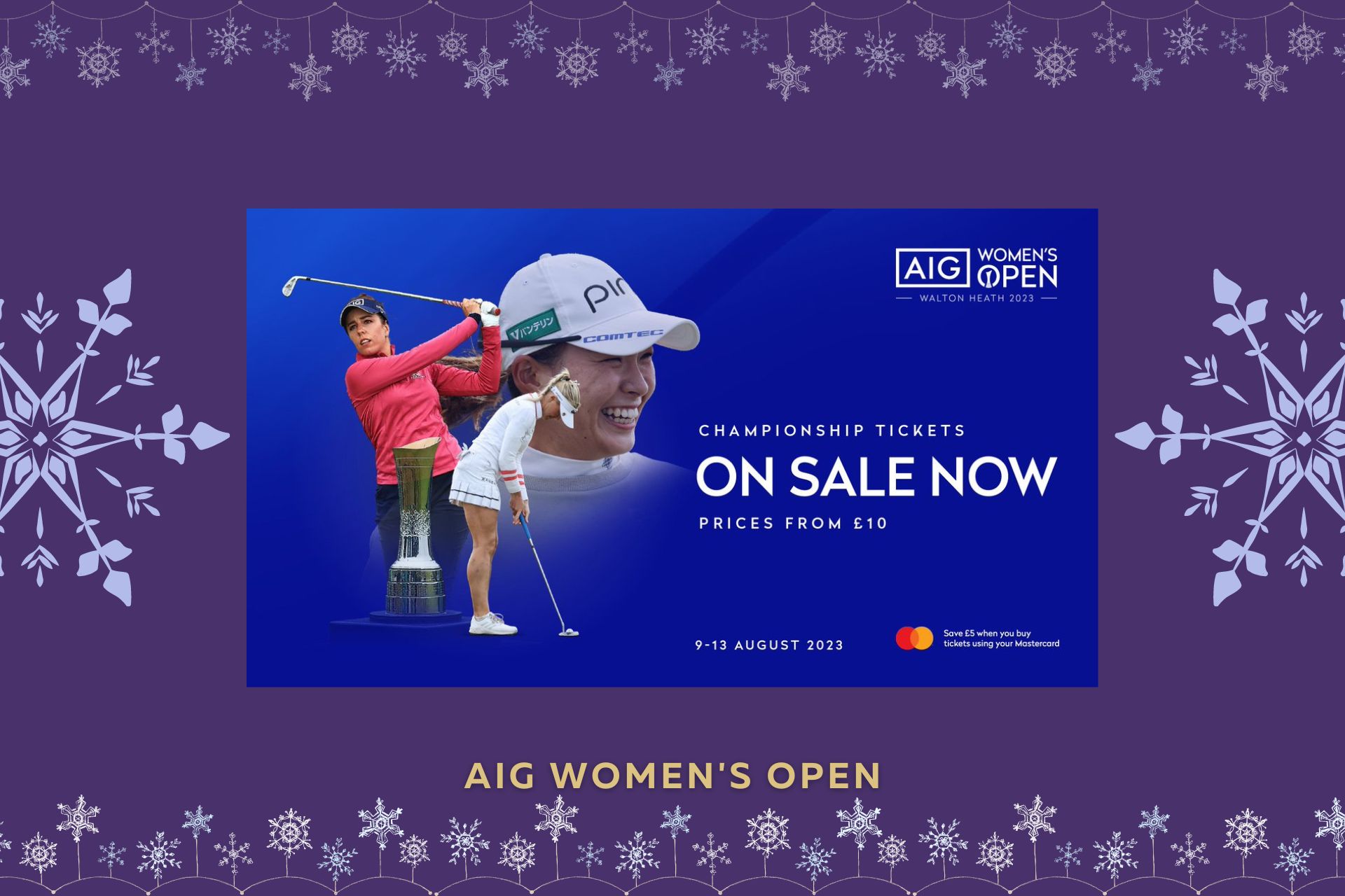 AIG Women's Open tickets