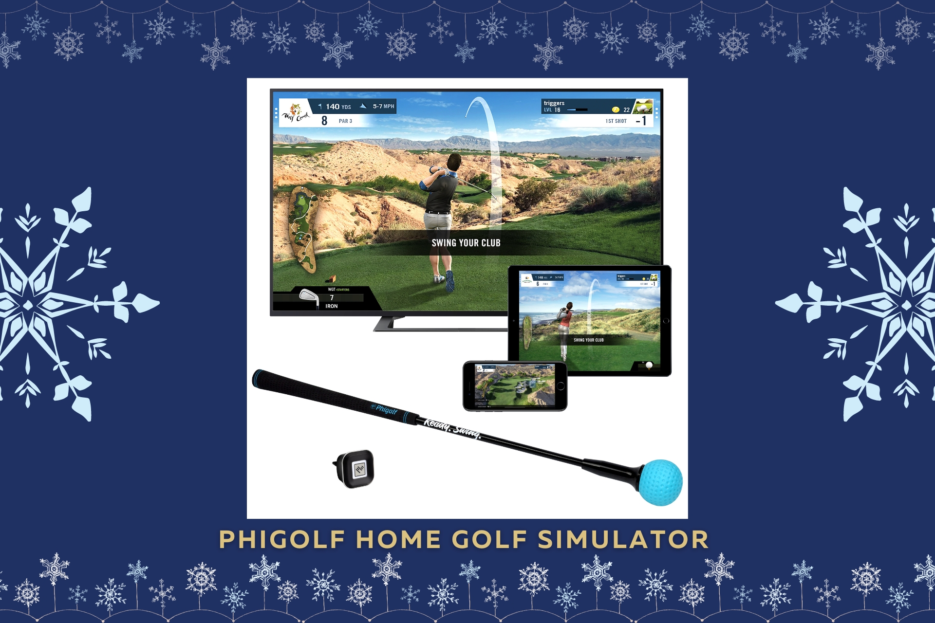 Phigolf Mobile & Home Smart Golf Game Simulator