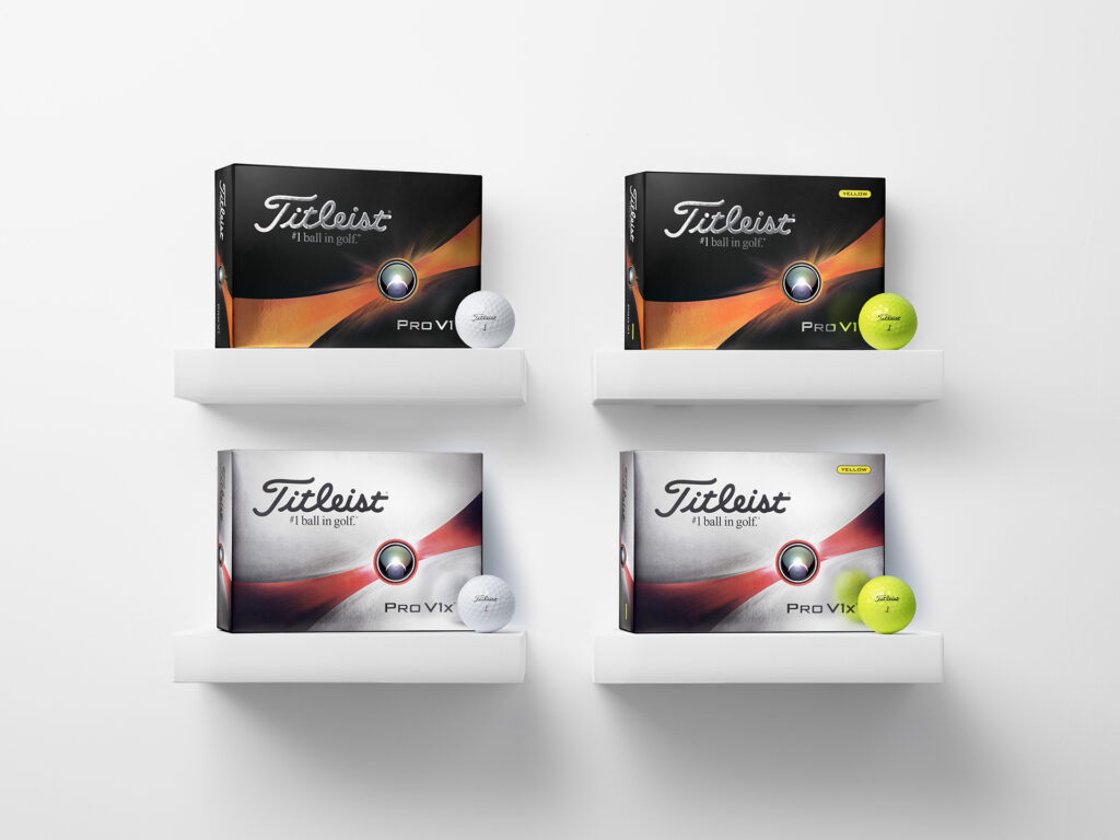 new Titleist Pro V1 and Pro V1x