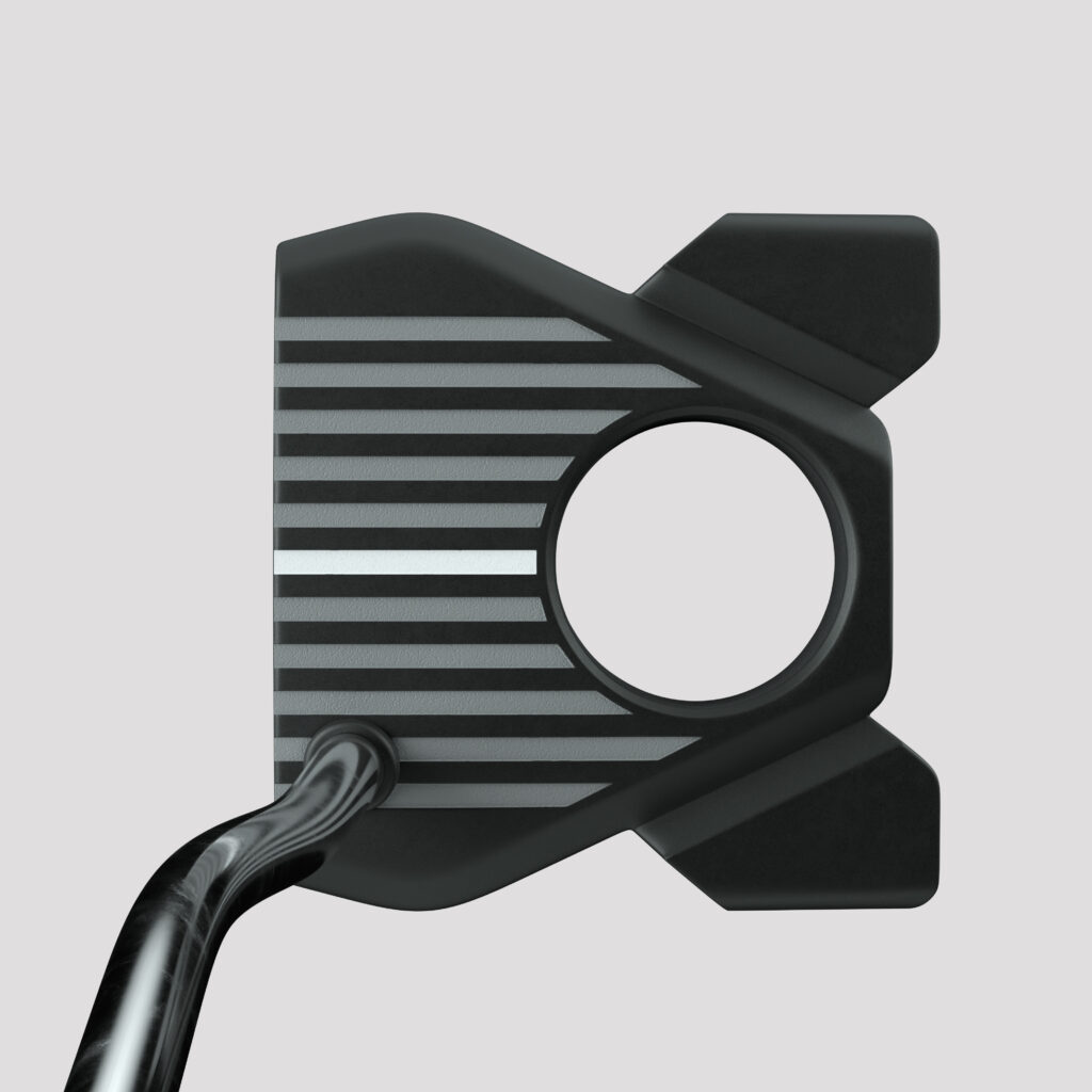 Zebra AIT3 oversized wing mallet putter - address