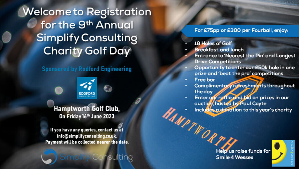 Simplify Consulting Charity Golf Day