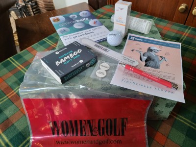 Women & Golf goody bag