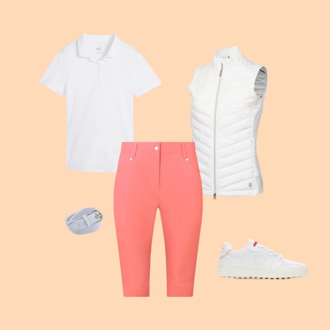 Puma White Polo Outfit 2