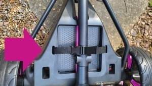 Battery tray strap