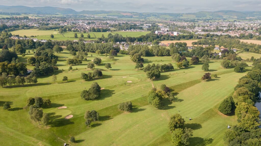 Dumfries & County Golf Club - aerial