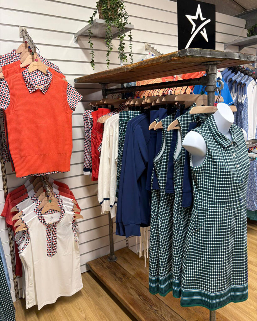 Women's golf tops and dresses