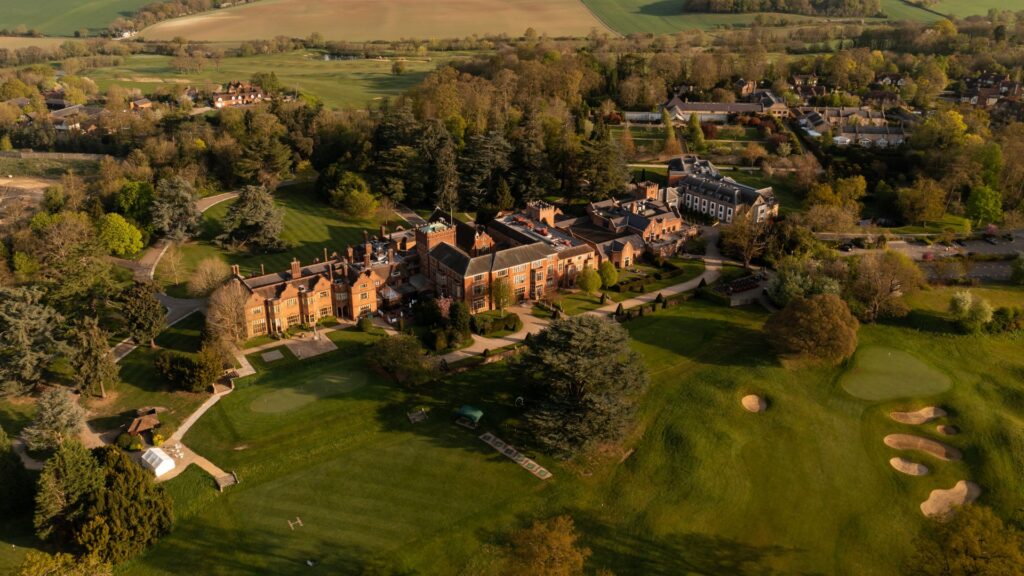 Hanbury Manor-aerial shot
